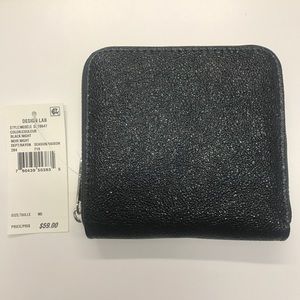 Lord & Taylor Design Lab Black Zip Wallet